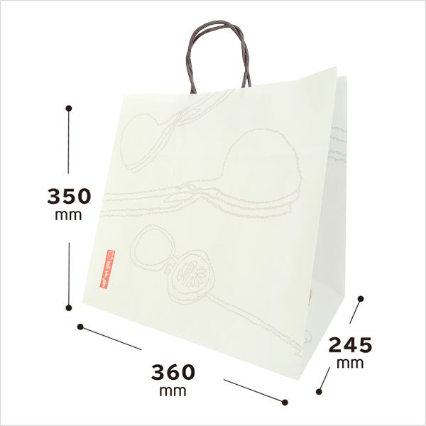 手付紙袋　幅広